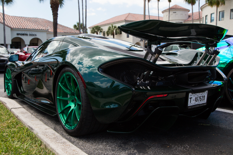 The car belongs to tie dye man, who also owns the obnoxiously wrapped Huracan next to it